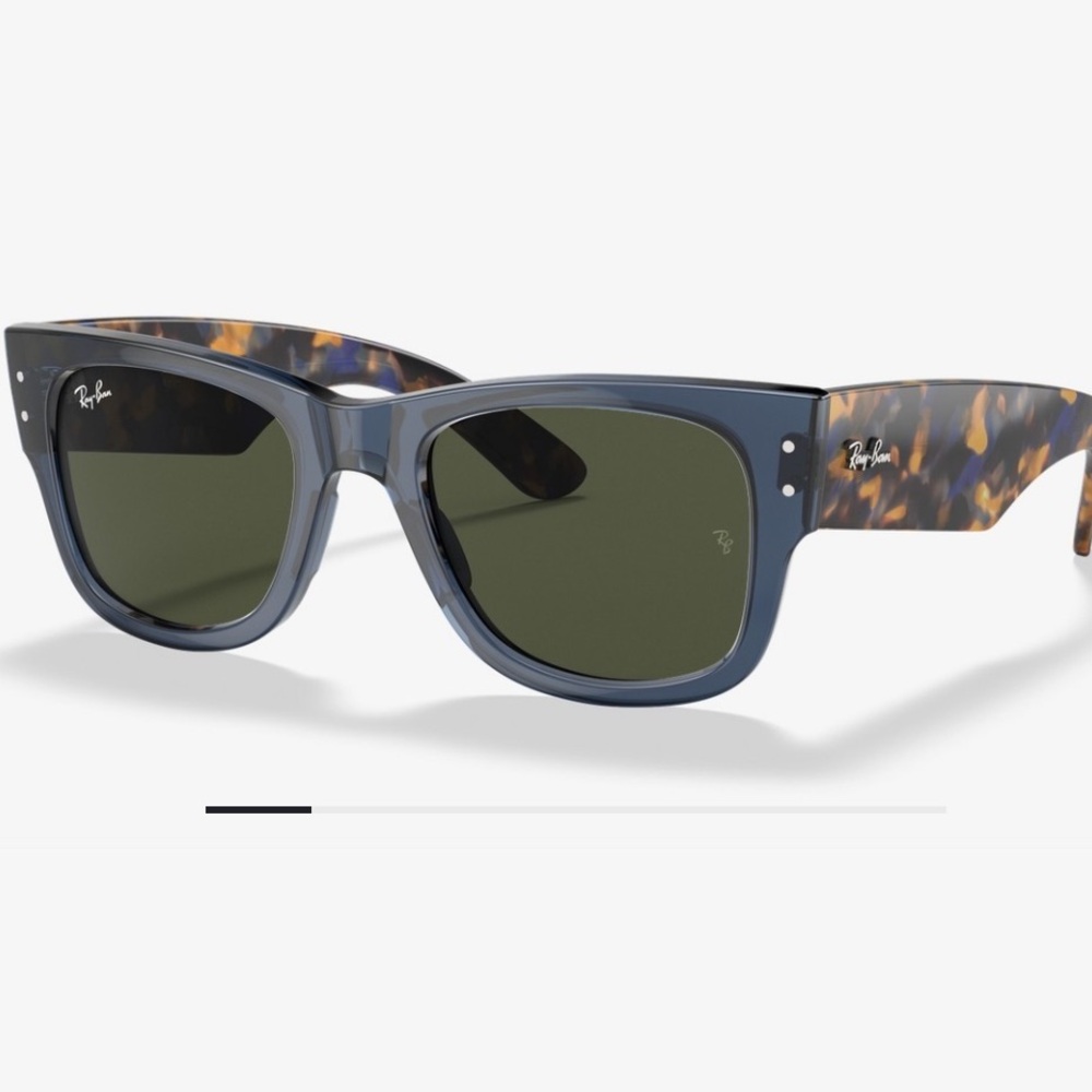 Ray-Ban Black and Blue Sunglasses